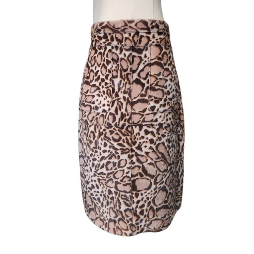 NWOT BCBG Max Azria leopard print skirt